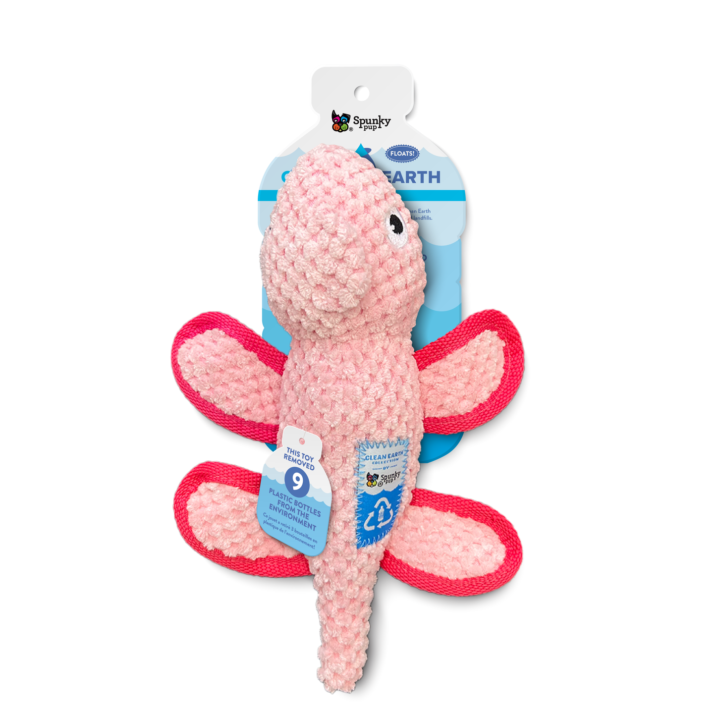 CLEAN EARTH//Recycled Plush Octopus
