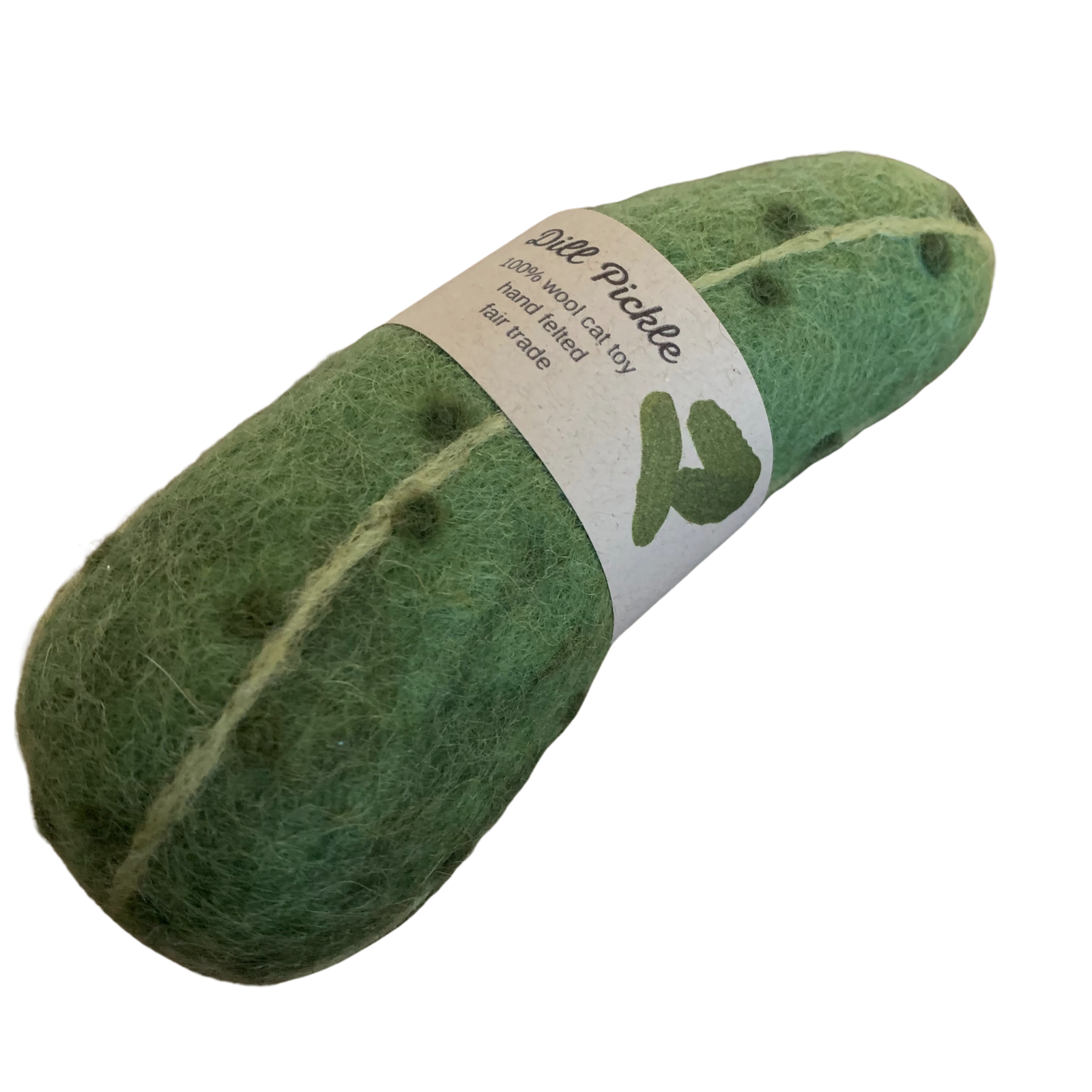 Exclusive Ciao Gatto Needle Felted Dill Pickle
