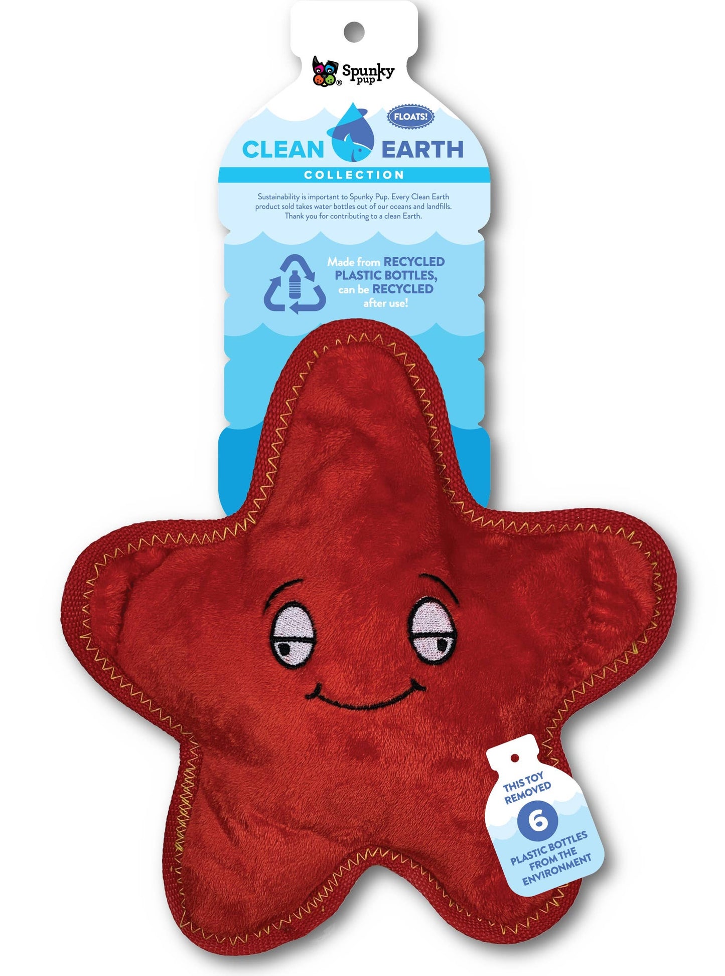 CLEAN EARTH//Recycled Plush Octopus