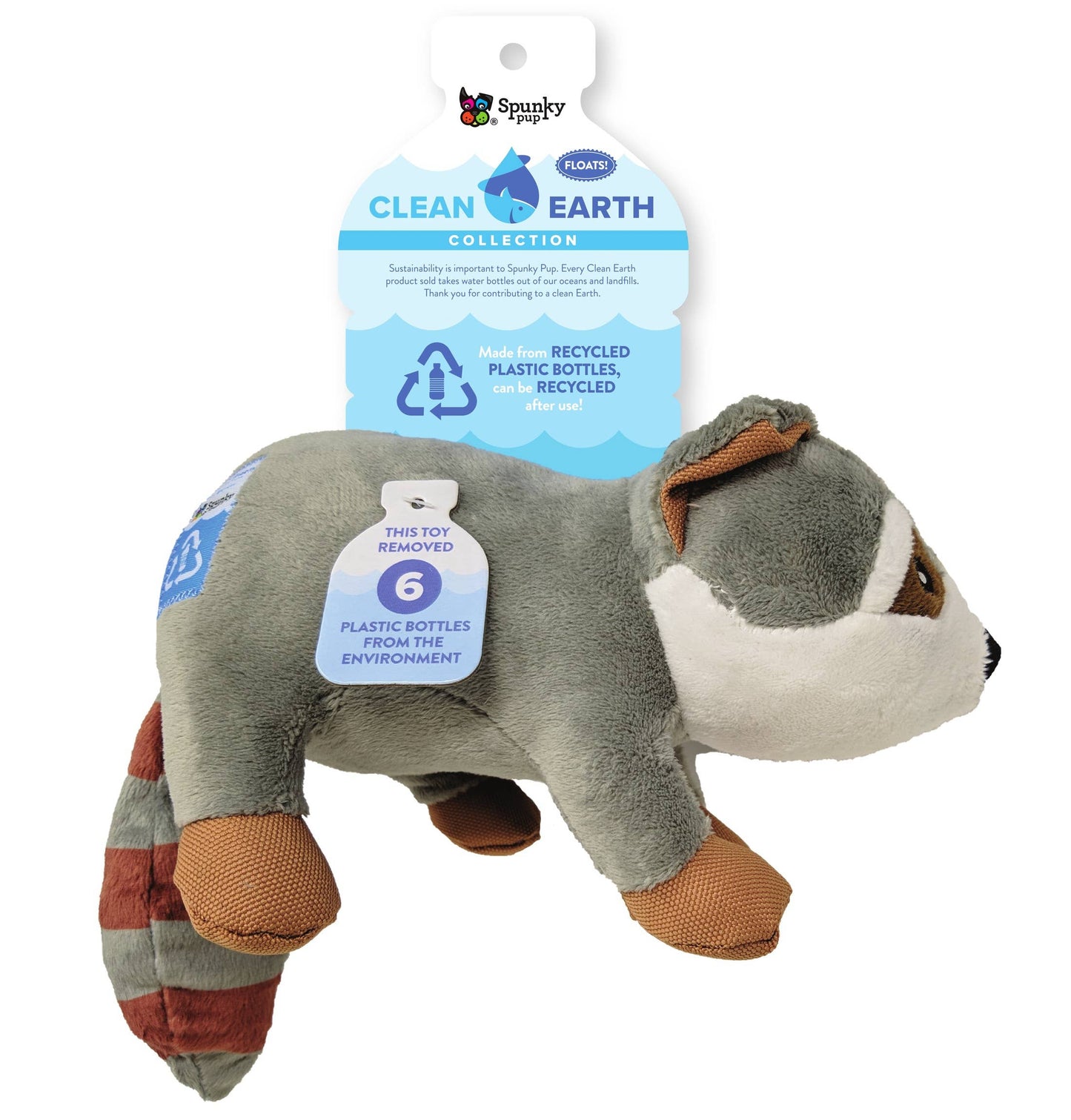 CLEAN EARTH//Recycled Plush Turtle